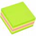 Bloczek STICKN 51x51mm zielony-mix neon i pastel 21534