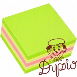 Bloczek STICKN 51x51mm zielony-mix neon i pastel 21534